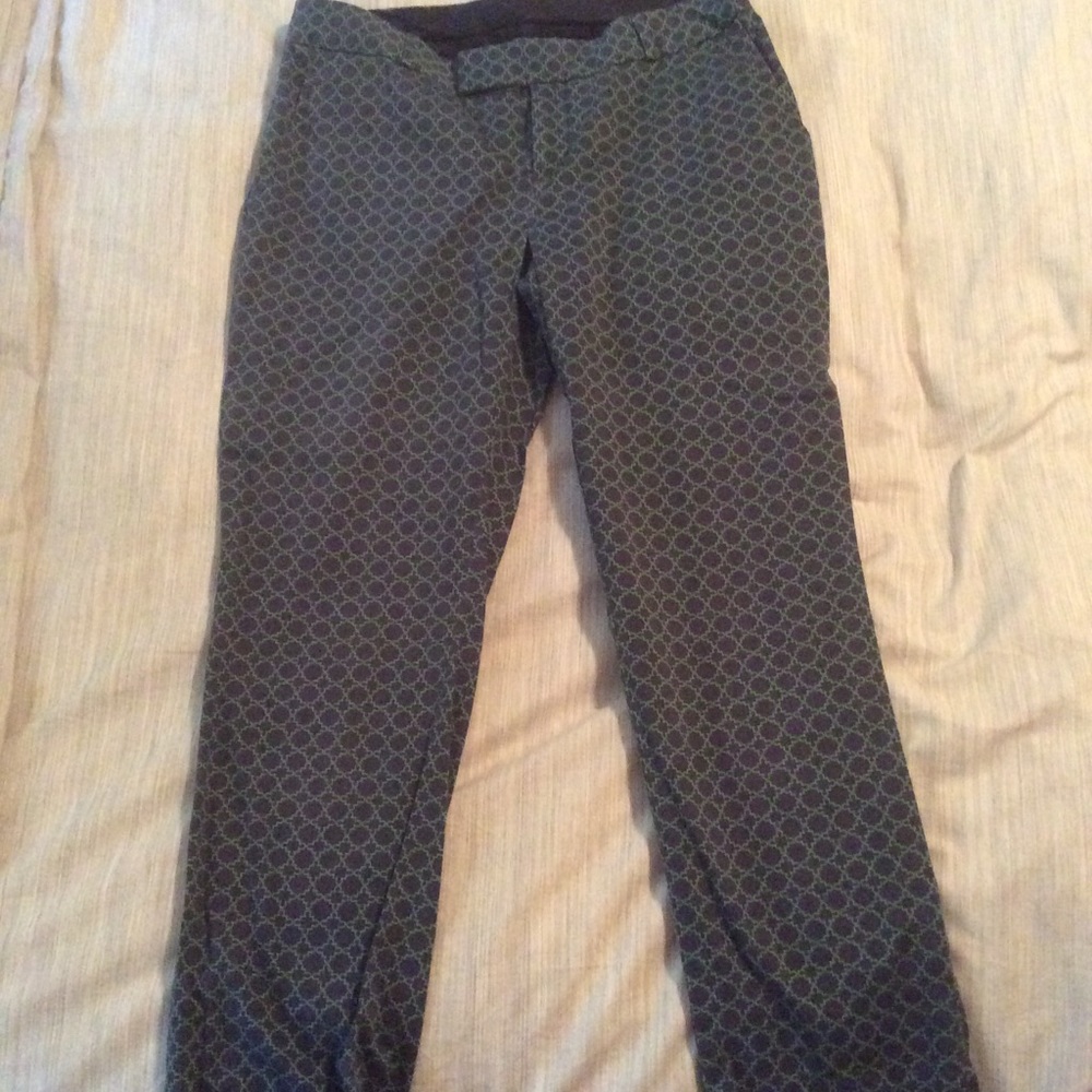 Patterned Ankle dress pants